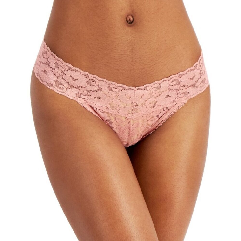INC International Concepts Womens Size‎ XXL Lace Thong Underwear Panty Pink 152